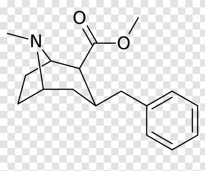 Structural Analog Cocaine Phenyltropane Benzoylecgonine - Cartoon - Watercolor Transparent PNG