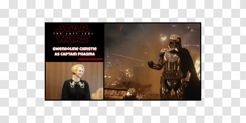 Captain Phasma Character Star Wars Play Poster - The Last Jedi Transparent PNG