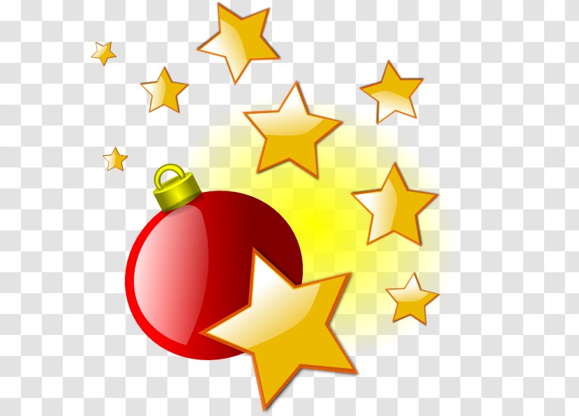 Christmas Ornament Star Of Bethlehem Clip Art - Pixabay - Small Cliparts Transparent PNG