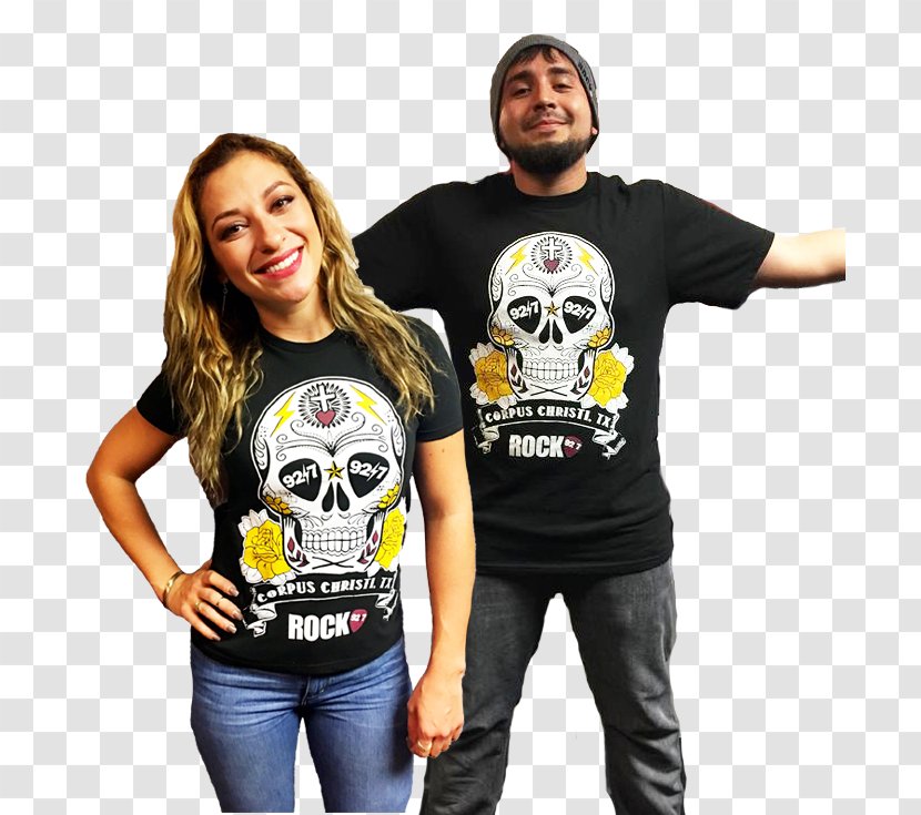 T-shirt Sleeve KKBA Clothing Sizes - Skull - Rock Transparent PNG