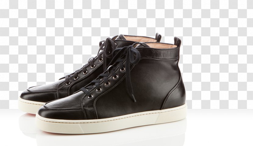High-top Sneakers High-heeled Shoe Boot - Brown - Louboutin Men Transparent PNG