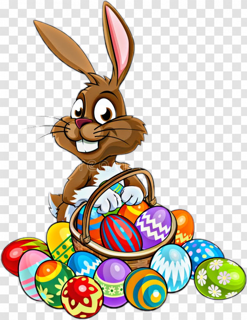 Easter Bunny Egg Hunt Transparent PNG