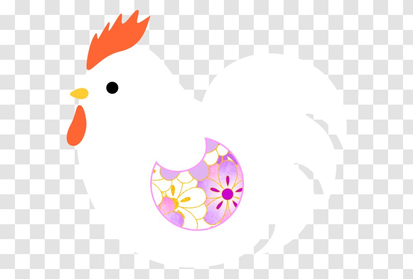 Chicken Illustration Clip Art New Year Card Dog - Wing Transparent PNG