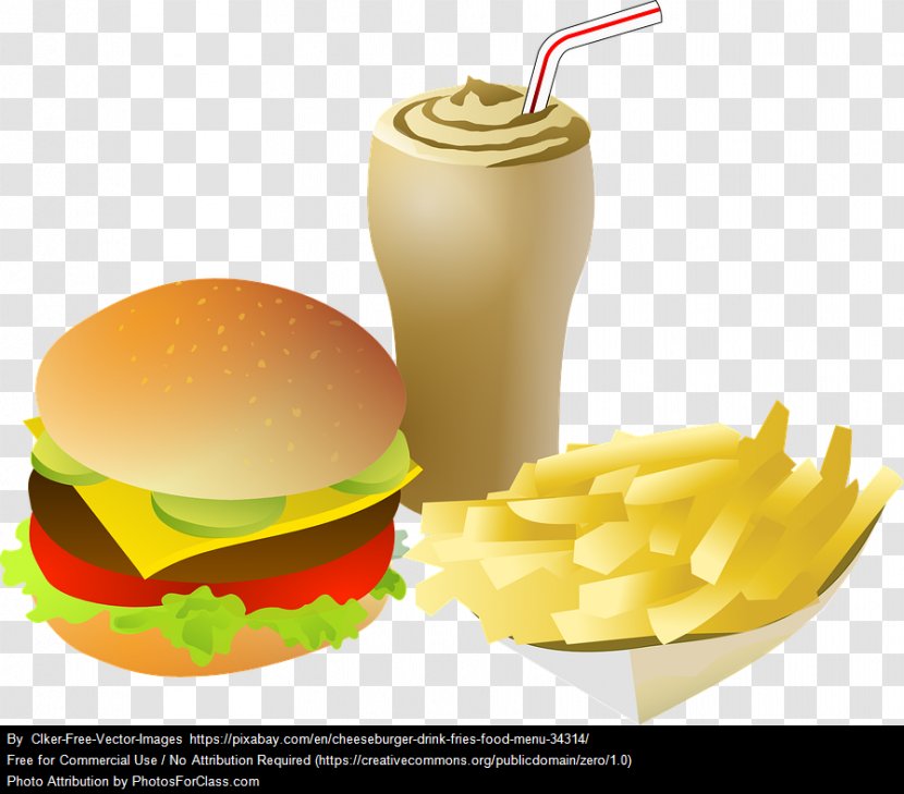 Cheeseburger Hamburger Hot Dog Veggie Burger French Fries Transparent PNG