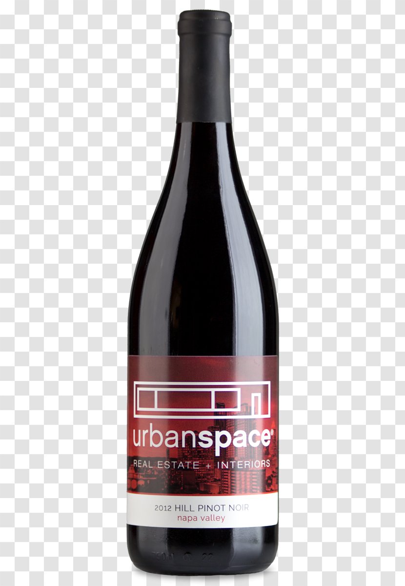 Red Wine Personal Label Liquor - Glass Bottle Transparent PNG