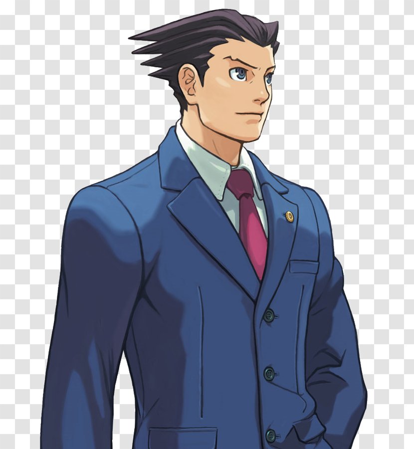 Phoenix Wright: Ace Attorney − Trials And Tribulations Investigations: Miles Edgeworth - Cartoon - Wright Transparent PNG