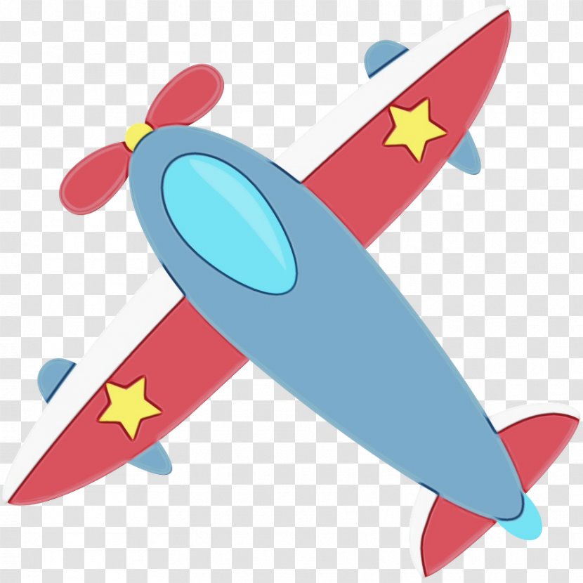 Airplane Vehicle Aircraft Cartoon Wing - Rocket Transparent PNG