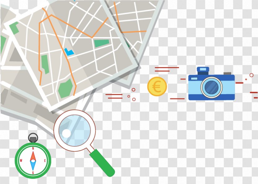 Graphic Design - Technology - Vector Tourist Map Free Downloads Transparent PNG