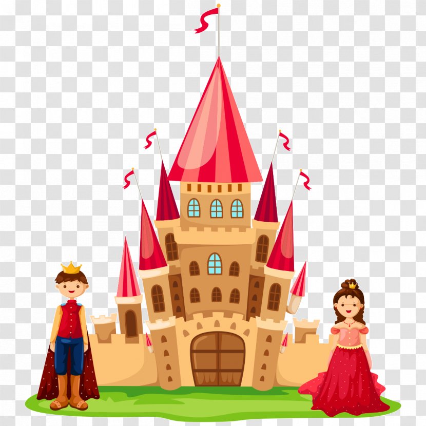 Castle Clip Art - Christmas Ornament - Cartoon Background Transparent PNG