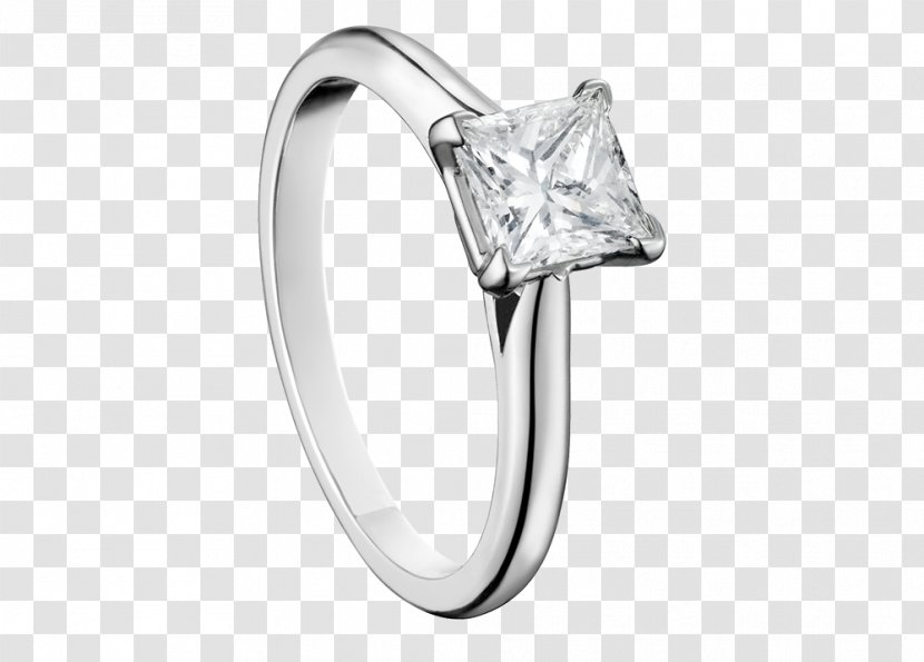 Engagement Ring Princess Cut Wedding Diamond - Gemstone - Rings Transparent PNG