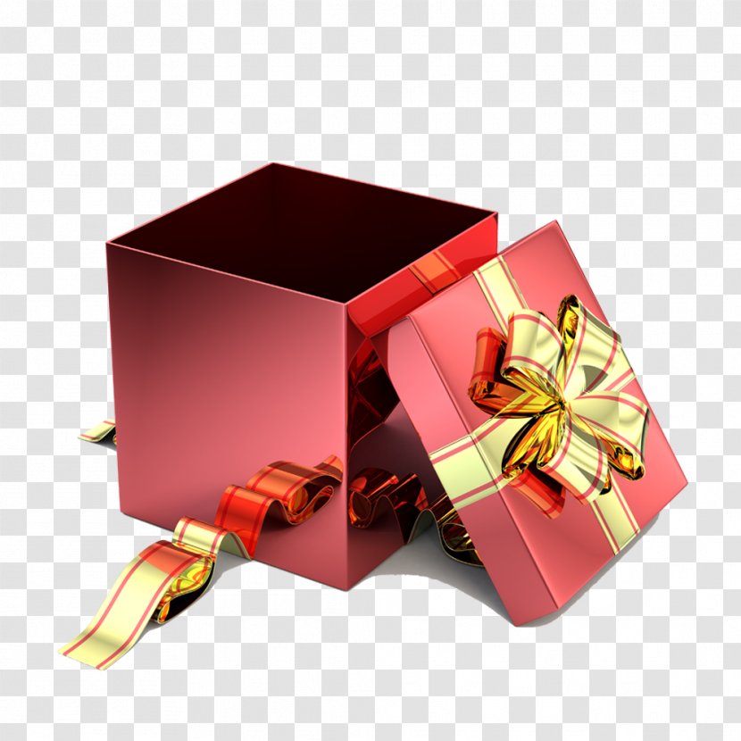 Paper Decorative Box Gift Stock Photography - Open The Transparent PNG