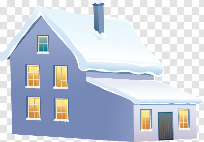 Winter Christmas Decoration Clip Art - House Transparent PNG