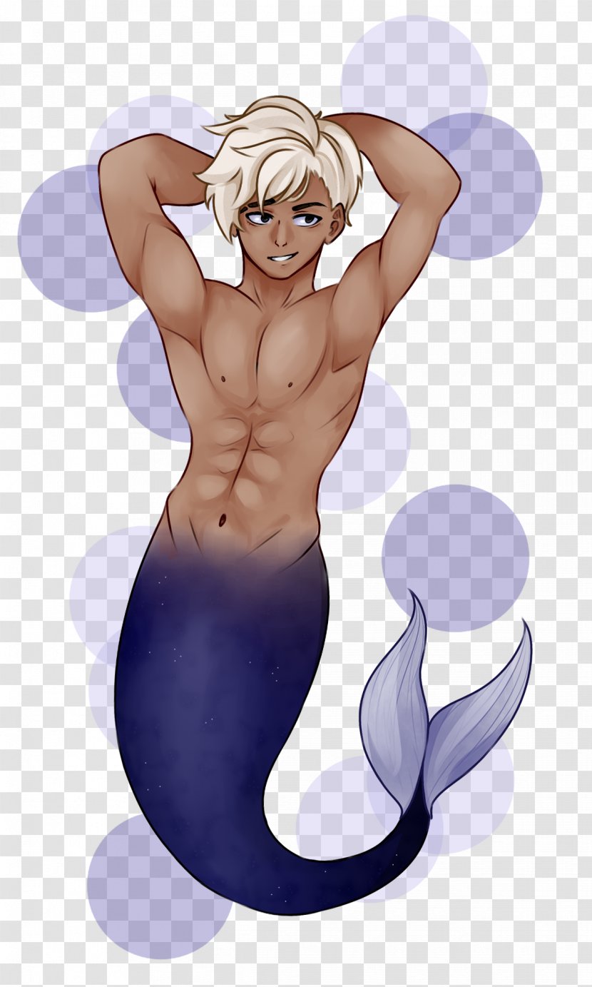 Drawing Mermaid Cartoon Siren - Silhouette Transparent PNG
