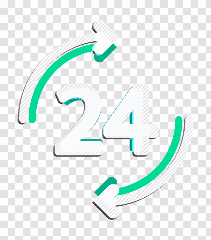 Logistic Delivery Icon 24 Hours Icon Transparent PNG