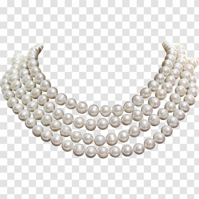 Earring Pearl Necklace Jewellery - Pearls Transparent PNG
