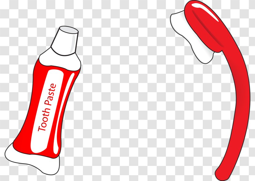 Toothpaste Toothbrush Painting Hygiene - Shoe Transparent PNG