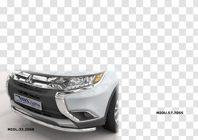 2014 Mitsubishi Outlander 2015 2017 Bumper 2016 - Vehicle - Model A Transparent PNG