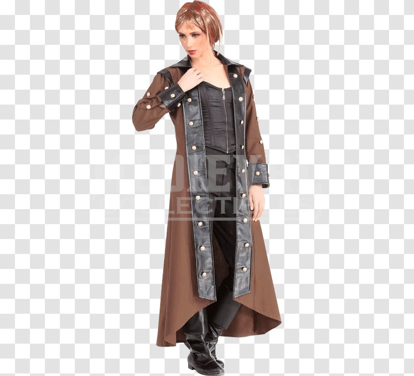 Trench Coat Steampunk Costume Jacket Transparent PNG