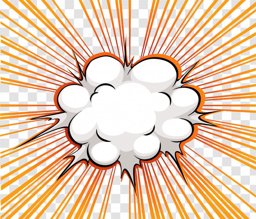 Orange Explosion Ray - Stock Photography - Symmetry Transparent PNG
