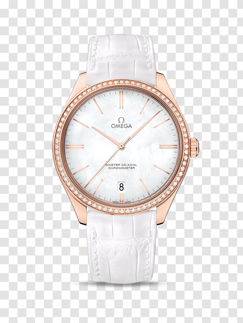 Omega Speedmaster Watch SA Coaxial Escapement Seamaster - Quartz - White Watches Ladies Transparent PNG