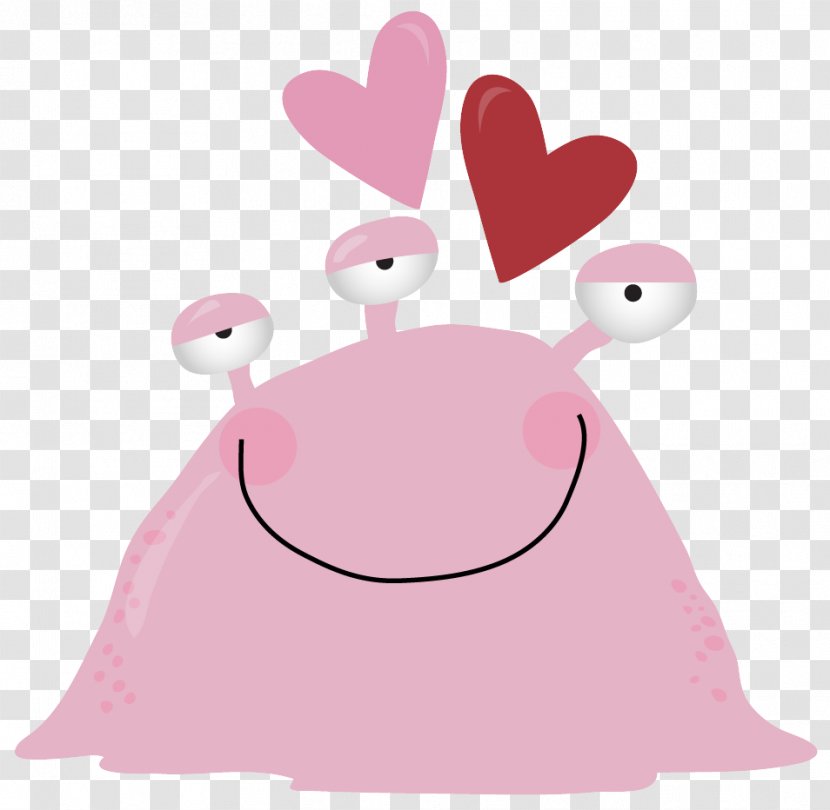 Lettering Party Hat Clip Art - Heart - Monster Cute Transparent PNG