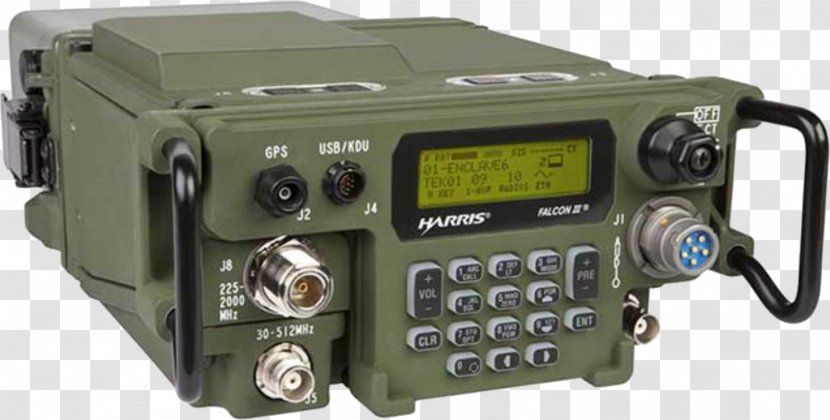 AN/PRC-152 AN/PRC-117F Harris Corporation Radio Shortwave Radiation - Hardware - Falcon Transparent PNG
