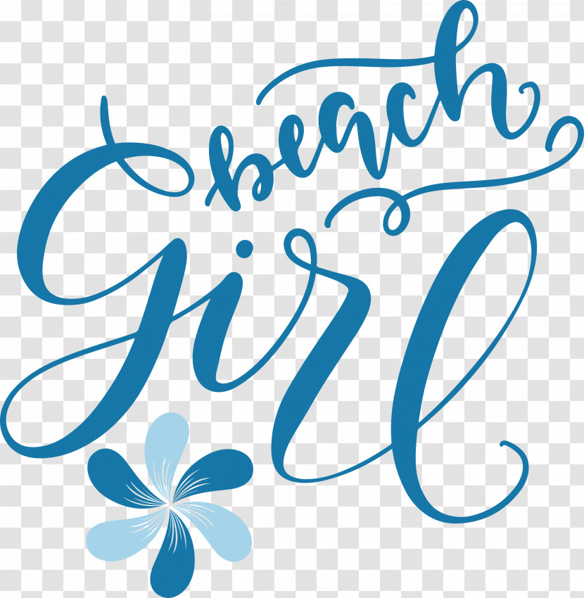 Beach Girl Summer Transparent PNG