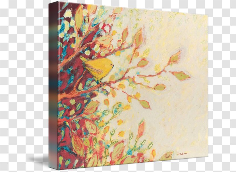 Canvas Print Gallery Wrap Painting Acrylic Paint - Yellow Transparent PNG