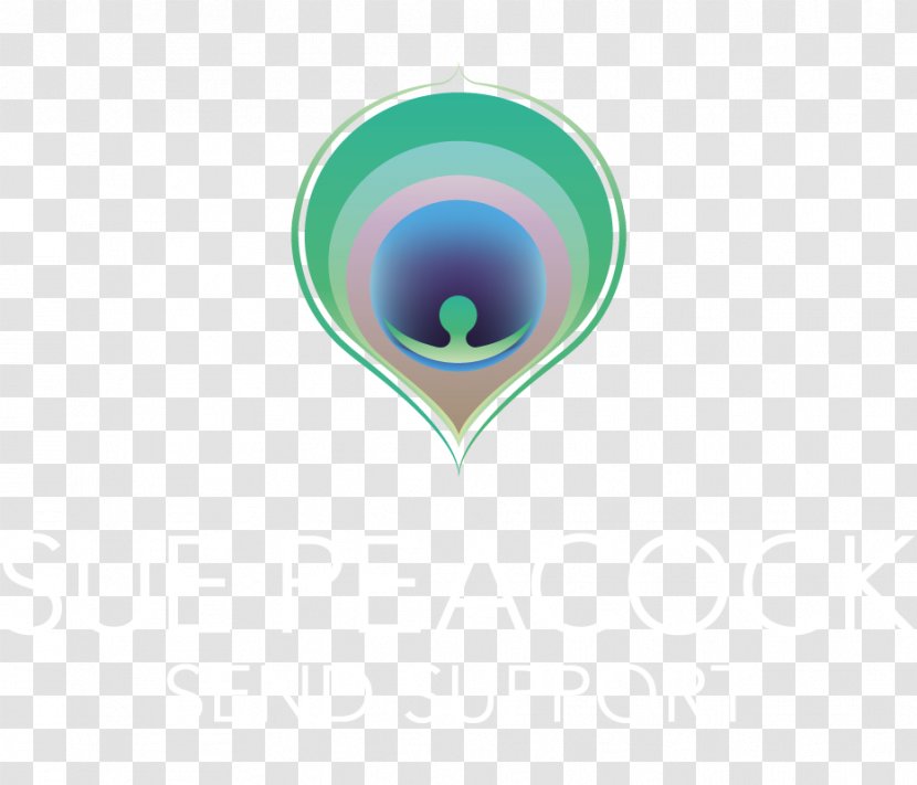 Turquoise Teal Desktop Wallpaper Logo - Peacock Transparent PNG