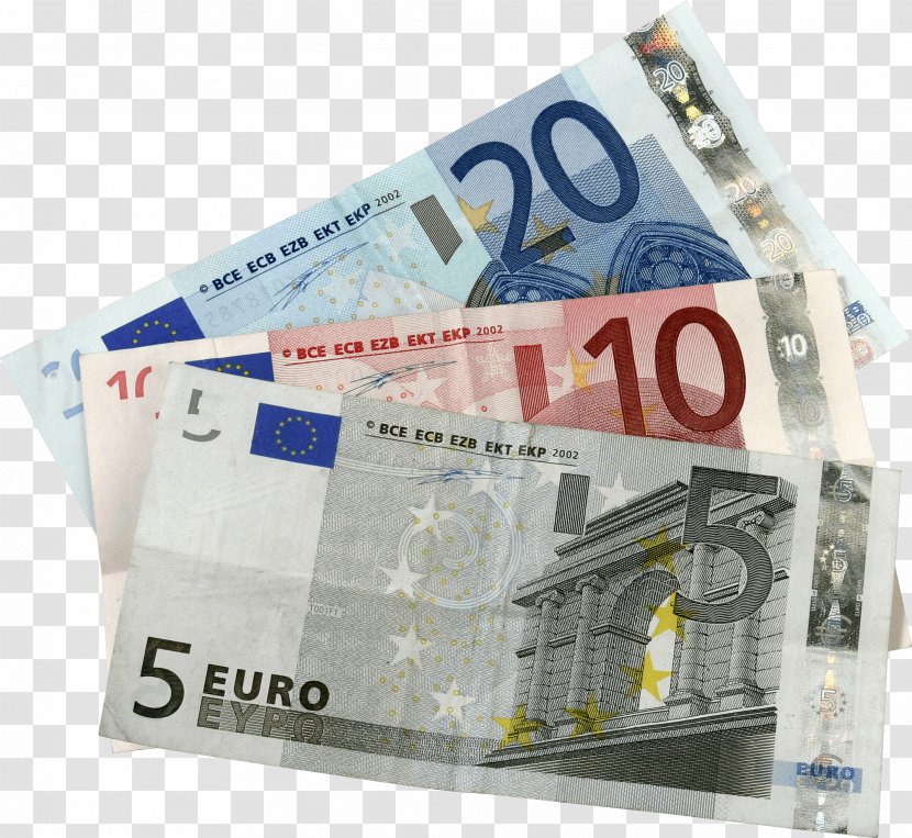 Money Euro Banknotes Coin - Bag Transparent PNG