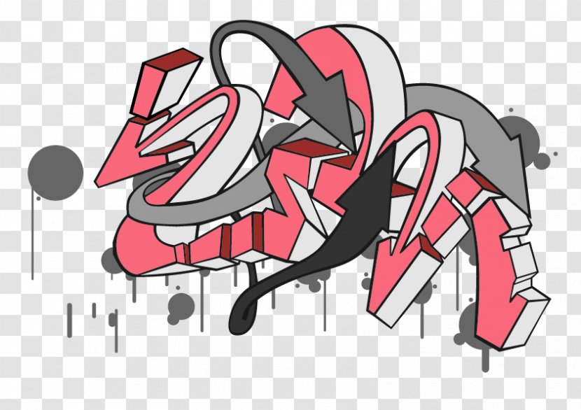 Graffiti Drawing Watercolor Painting - Fashion Art Vector Transparent PNG