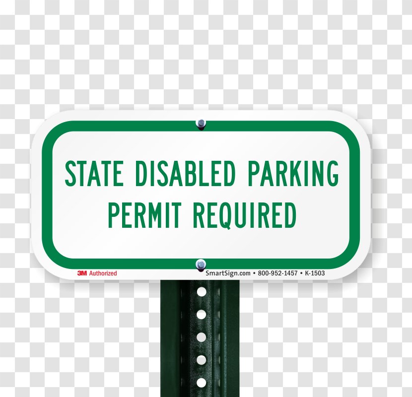 Sign Brand Disabled Parking Permit Logo Font Transparent PNG