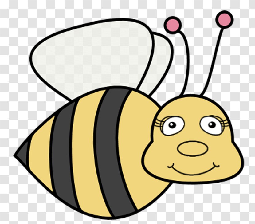Honey Bee Drawing Clip Art - Cartoon Transparent PNG