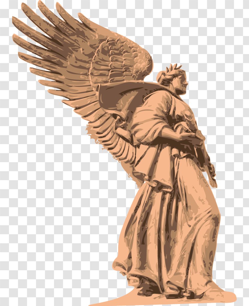 Classical Sculpture Statue Monument Art - Angels Vector Transparent PNG