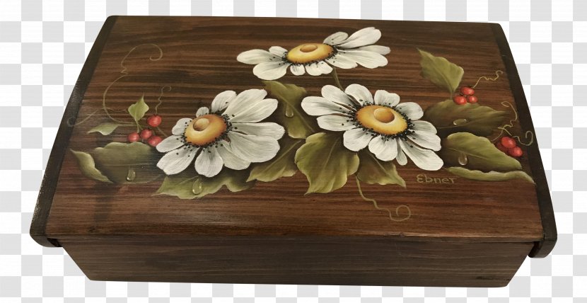 Rectangle Flower - Hand-painted Boxes Transparent PNG