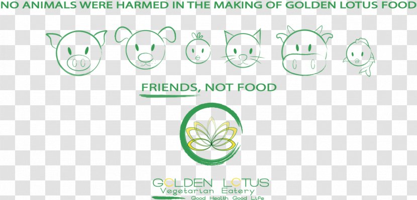 Golden Lotus Vegan Logo Document - Health Transparent PNG