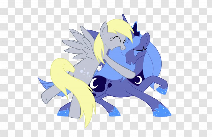 Pony Derpy Hooves Princess Luna Image Illustration - Art - Plain Color Background Transparent PNG