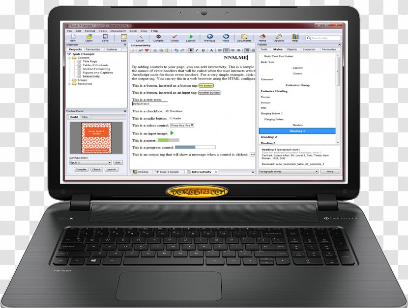 Laptop Hewlett-Packard Dell HP Pavilion Intel Core I5 - Software Transparent PNG