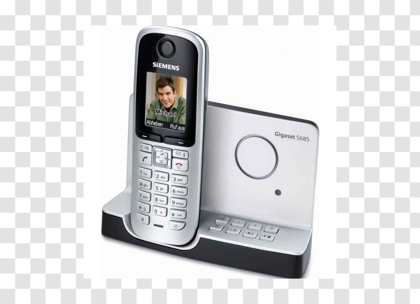 Mobile Phones Feature Phone Cordless Telephone Gigaset Communications - Voip - Siemens S55 Transparent PNG