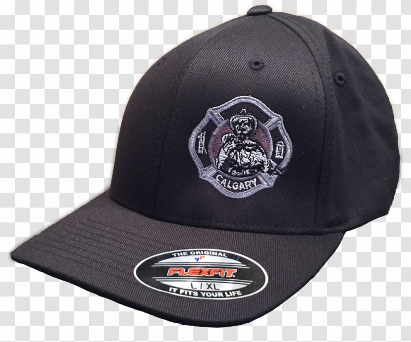 Calgary Firefighters Association Baseball Cap Hat Headgear - Embroidery - Bell Ball Transparent PNG