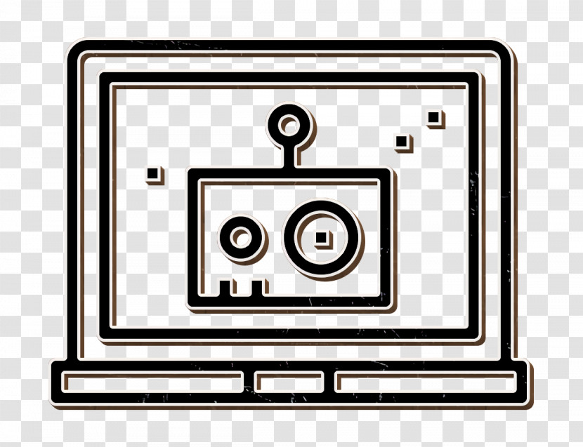Laptop Icon Cartoonist Icon Transparent PNG