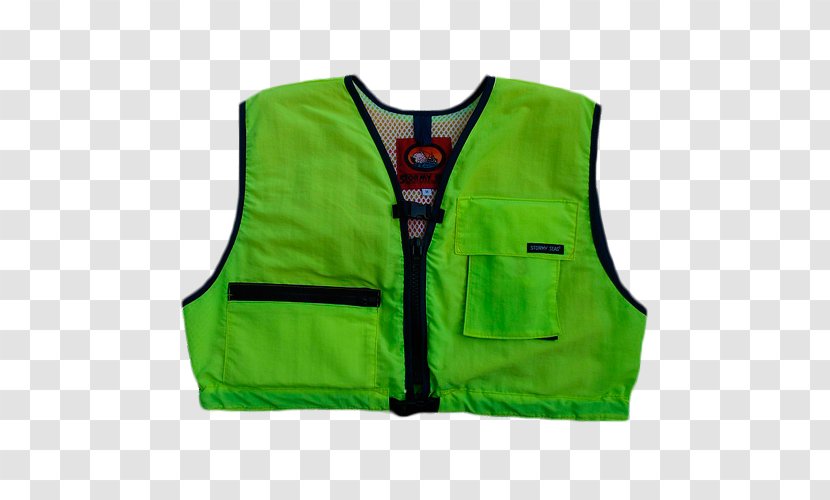 Gilets Sleeve Personal Protective Equipment - Green - Stormy Sea Transparent PNG