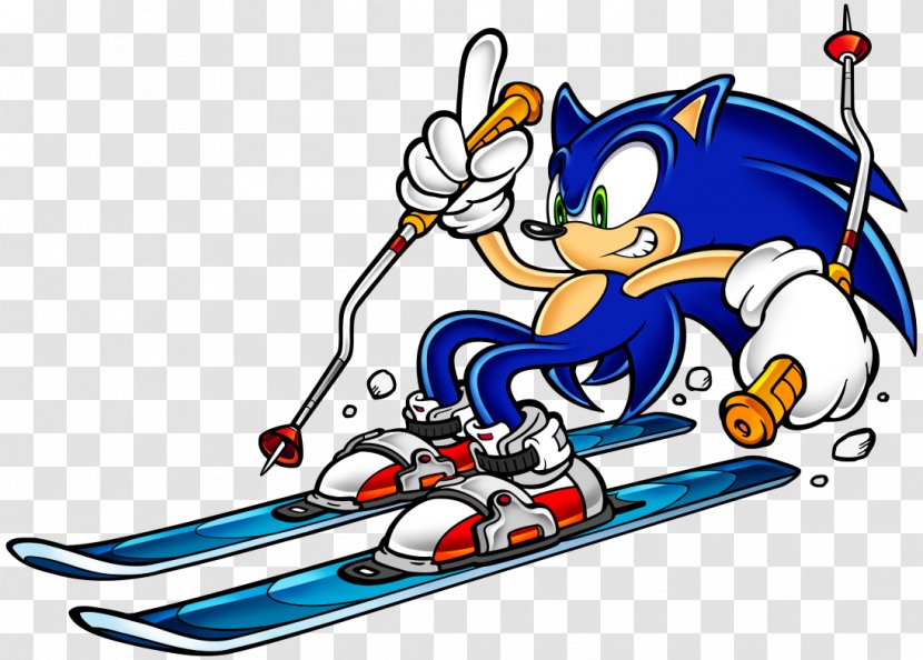 Sonic Adventure The Hedgehog 2 Amy Rose Tails - Artwork - Skiing Transparent PNG