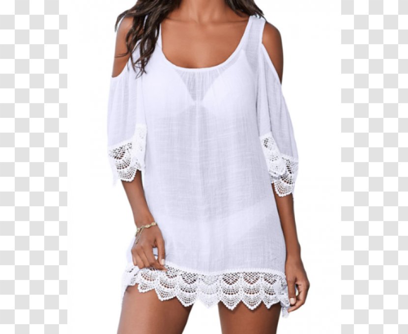 T-shirt Swimsuit Women's Beachwear Fashion Dress Clothing - Frame - Robe Transparent PNG