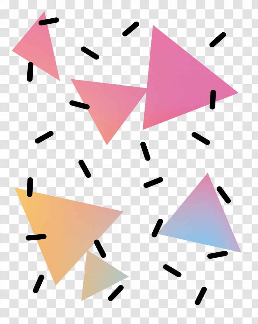 Triangle Computer File - Color - Colorful Pattern Transparent PNG