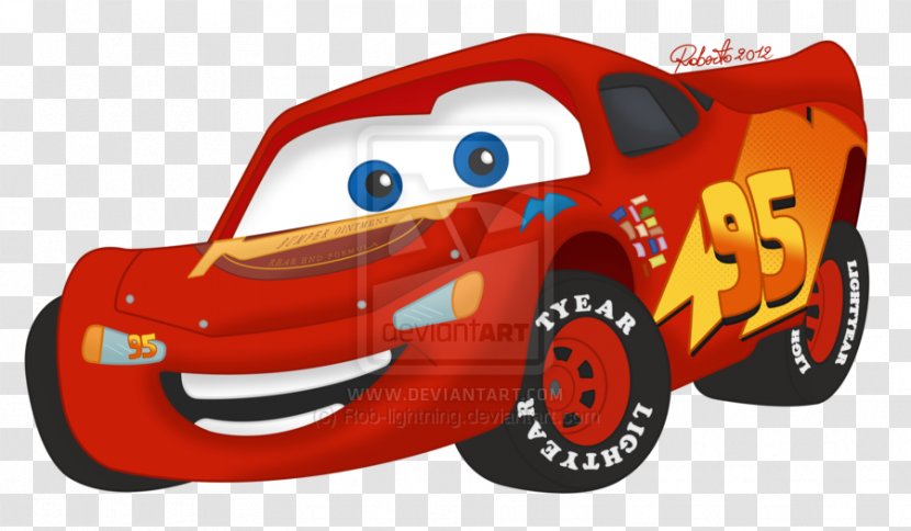 Cars Lightning McQueen Mater Pixar Clip Art - Mcqueen - Car Cartoon Transparent PNG