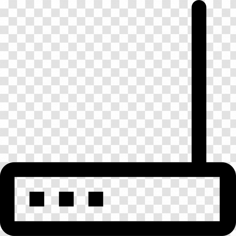 Wireless Router Electronics Accessory Product Design Line - Area - Icon Transparent PNG