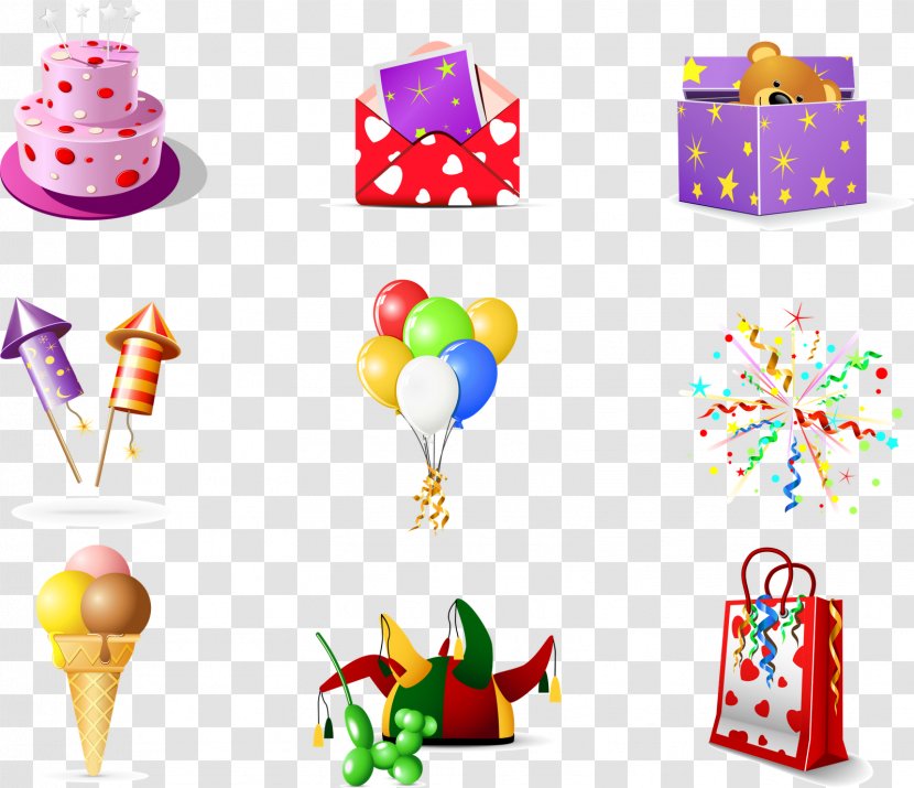 Birthday Cake Cupcake Party - Hat Transparent PNG