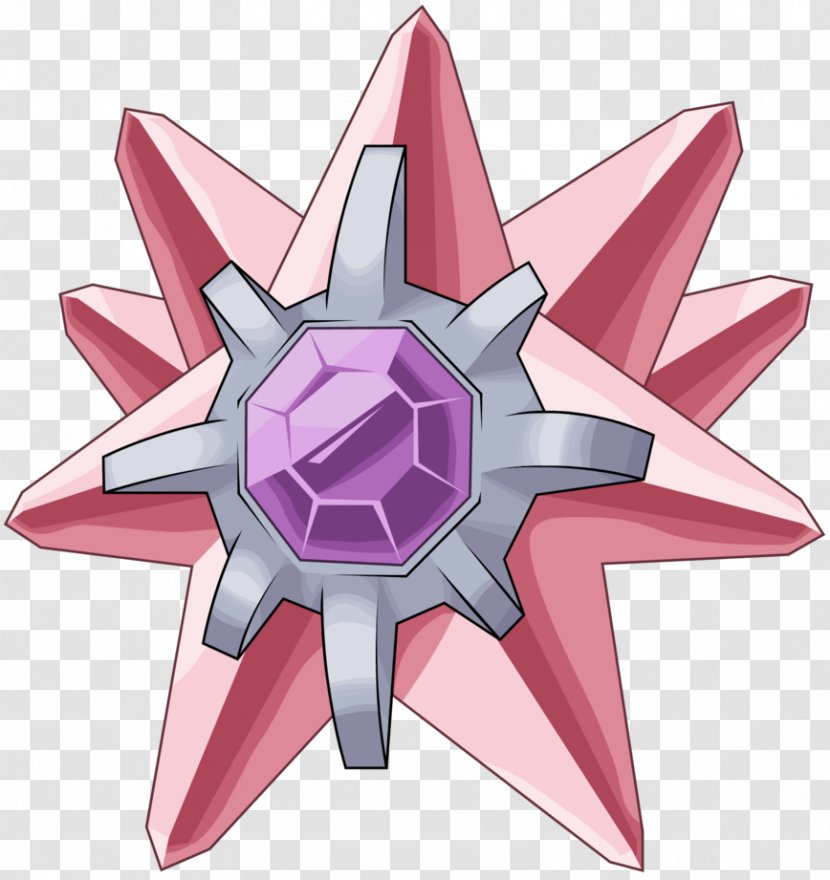 Staryu And Starmie Pokémon Universe - Magenta - Police Graphics Transparent PNG