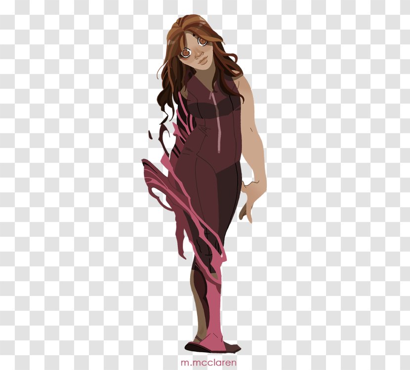 Costume Cartoon Maroon Legendary Creature - Watercolor - Venom Symbiote Transparent PNG